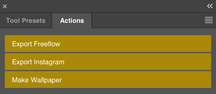 Custom PS Actions